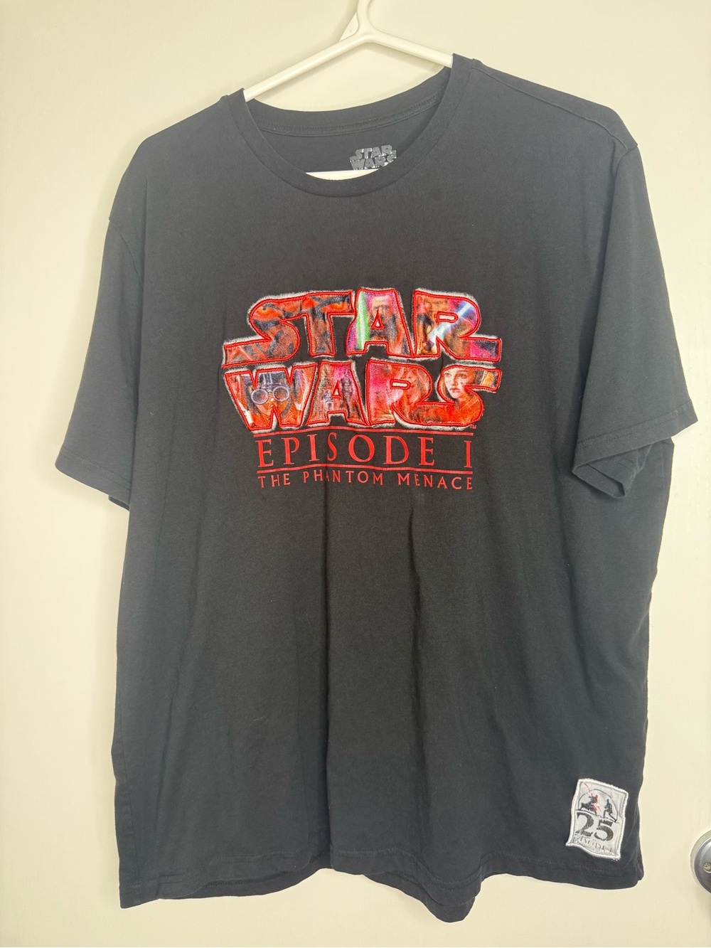 Star Wars Episode I Phantom Menace Black Graphic Tee XL Mad Engine